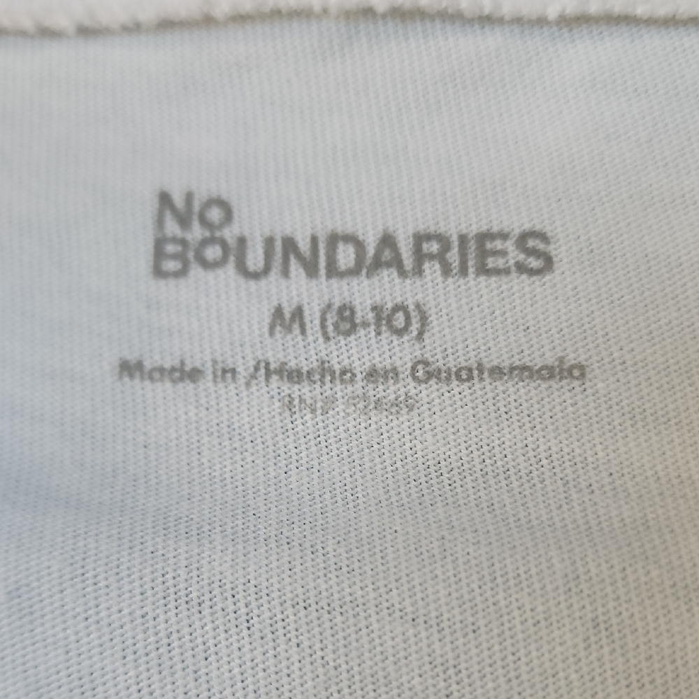 No Boundaries White Short Sleeve Tee - Picture 2 of 2